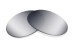 Sunglass Lenses SPR03I Non-Polarized Flash Silver Mirror Black Pair |Cat3-85%|100%UV| Replacement Lenses by Sunglass Fix