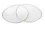 Sunglass Fix Replacement Lenses for Oakley Latch OO9349 (Asia Fit) - 53mm Wide 