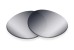 Sunglass Lenses Yukel Non-Polarized Flash Silver Mirror Black Pair |Cat3-85%|100%UV| Replacement Lenses by Sunglass Fix