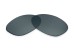 Sunglass Lenses Rivet Non-Polarized Black Hardcoated Pair |Cat3-85%|100%UV| Replacement Lenses by Sunglass Fix