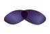 Sunglass Lenses Thunder Non-Polarized Blue Mirror Black Pair |Cat3-89%|100%UV| Replacement Lenses by Sunglass Fix