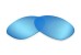 Sunglass Lenses SPR53I Non-Polarized Light-Blue Mirror Black |Cat3-85%|100%UV| Replacement Lenses by Sunglass Fix