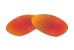 Sunglass Lenses Steel Raven Polarized Red-Orange Mirror Blue |Cat3-85%|100%UV| Replacement Lenses by Sunglass Fix