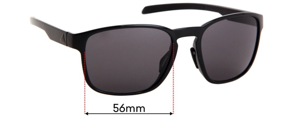 Sunglass Fix Replacement Lenses for Adidas AD32 Protean - 56mm Wide
