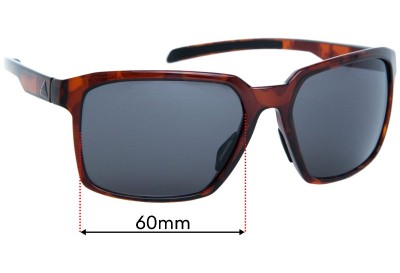 Adidas AD44 Evolver Replacement Lenses 60mm wide 