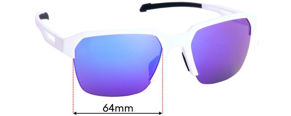 Sunglass Fix Replacement Lenses for Adidas AD51 Xpulsor - 64mm Wide