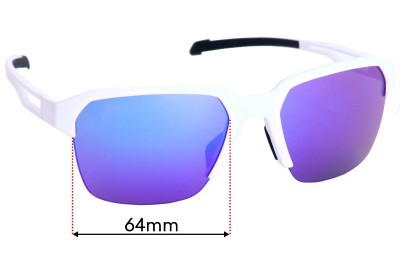 Sunglass Fix Replacement Lenses for Adidas AD51 Xpulsor - 64mm wide 