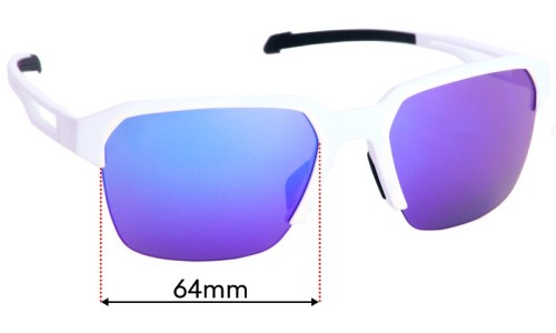Sunglass Fix Replacement Lenses for Adidas AD51 Xpulsor - 64mm Wide 