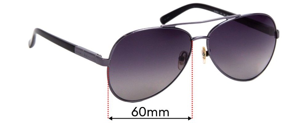 Sunglass Fix Replacement Lenses for Armani Exchange AX 201/S - 60mm Wide