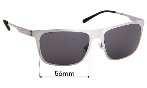 Sunglass Fix Replacement Lenses for Arnette Back Side AN3076 - 56mm Wide 