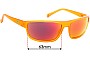 Sunglass Fix Replacement Lenses for Arnette Borrow AN4259 - 63mm Wide 