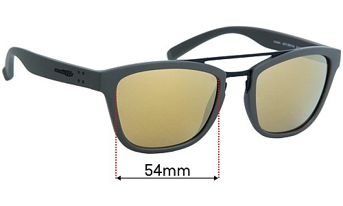 Sunglass Fix Replacement Lenses for Arnette Huaka AN4247 - 54mm Wide 
