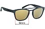 Sunglass Fix Replacement Lenses for Arnette Huaka AN4247 - 54mm Wide 