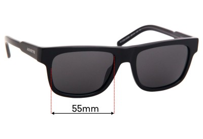 Sunglass Fix Replacement Lenses for Arnette Post Malone AN4279 - 55mm Wide 