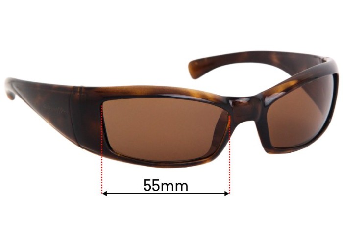SFX Replacement Sunglass Lenses fits Arnette Crooked Grind AN4235 56mm Wide 