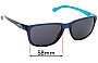 Sunglass Fix Replacement Lenses for Arnette Straight Cut AN4214 - 58mm Wide 