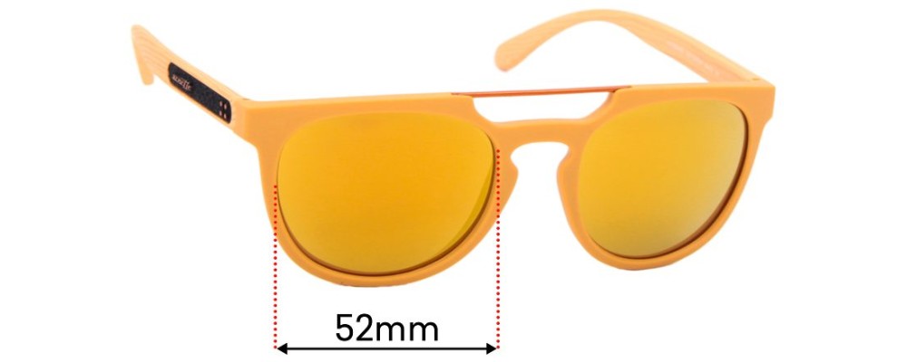 Sunglass Fix Replacement Lenses for Arnette Woodward AN4237 - 52mm Wide