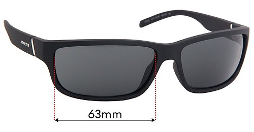 Arnette Zoro AN4271 63mm Replacement Lenses