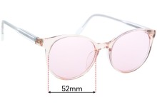 Sunglass Fix Replacement Lenses for Bailey Nelson Helena - 52mm wide