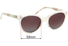 Sunglass Fix Replacement Lenses for Bailey Nelson Melina - 53mm wide