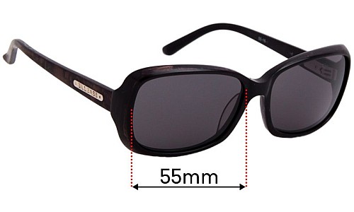 Sunglass Fix Replacement Lenses for Bill Bass Nina 25409 - 55mm Wide 