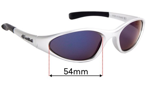 Sunglass Fix Replacement Lenses for Bolle Swisher - 54mm Wide 