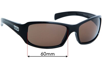 Bolle Winslow Replacement Sunglass Lenses - 60mm wide 