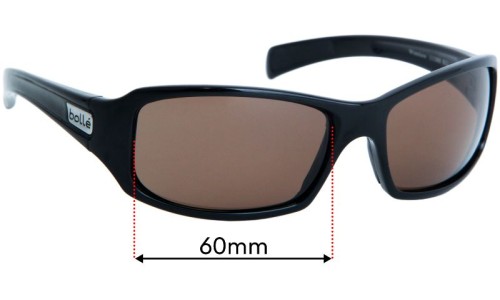 Sunglass Fix Replacement Lenses for Bolle Winslow - 60mm Wide 
