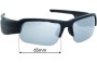 Sunglass Fix Replacement Lenses for Bose Tempo - 65mm Wide 