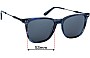 Sunglass Fix Lentes de Repuesto para Bottega Veneta BV 0072S - 53mm Wide 