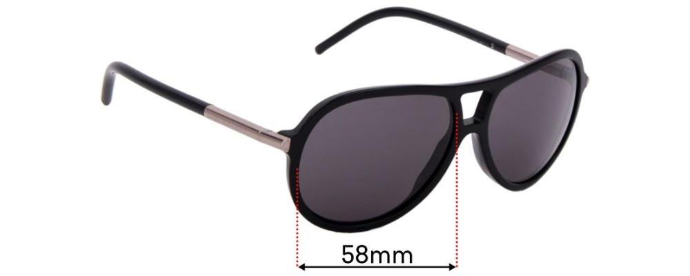 Sunglass Fix Replacement Lenses for Burberry B 4063 - 58mm Wide