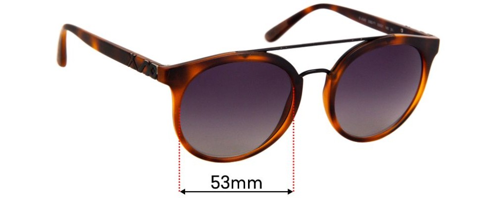 Sunglass Fix Replacement Lenses for Burberry B 4245 - 53mm Wide