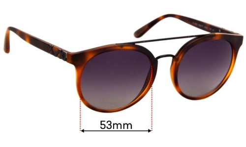 Sunglass Fix Replacement Lenses for Burberry B 4245 - 53mm Wide 
