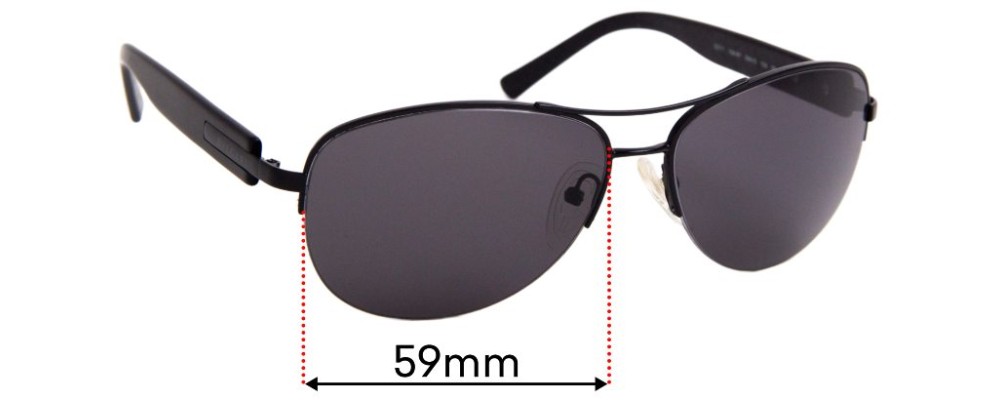 Sunglass Fix Replacement Lenses for Bvlgari 5011 - 59mm Wide