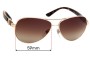 Sunglass Fix Replacement Lenses for Bvlgari 6080-B  - 59mm Wide 