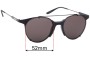 Sunglass Fix Replacement Lenses for Carrera 128/S - 52mm Wide 