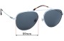 Sunglass Fix Replacement Lenses for Carrera 188/G/S - 59mm Wide 