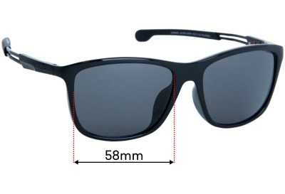 Carrera 4015/FS Replacement Lenses 58mm wide 