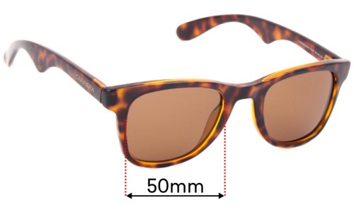 Sunglass Fix Replacement Lenses for Carrera 6000 - 50mm Wide 