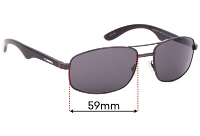 Sunglass Fix Replacement Lenses for Carrera 6007 - 59mm wide 