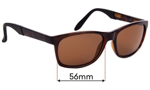 Sunglass Fix Replacement Lenses for Carrera 8021/S - 56mm Wide 
