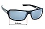 Sunglass Fix Replacement Lenses for Carve Greed - 64mm Wide 