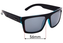 Sunglass Fix Replacement Lenses for Carve Volley - 56mm Wide