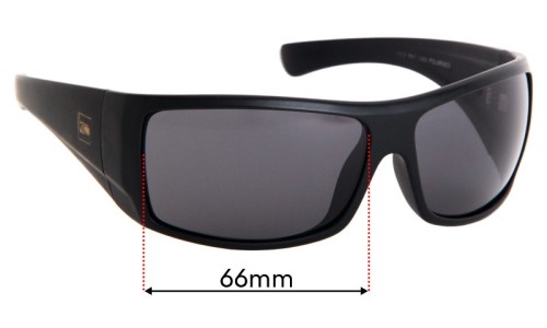 Sunglass Fix Replacement Lenses for Carve Wolf Pak - 66mm Wide 