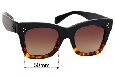 Celine CL 41098/F/S  Replacement Lenses 50mm wide 