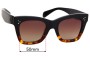 Sunglass Fix Replacement Lenses for Celine CL 41098/F/S  - 50mm Wide 