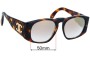 Sunglass Fix Replacement Lenses for Chanel 01450 - 50mm Wide 