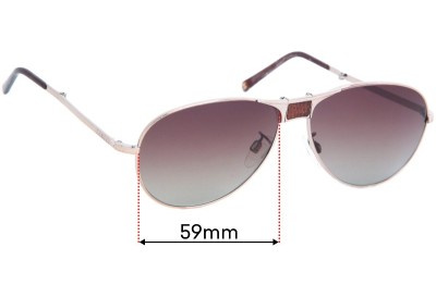 Chanel 4139-Q Replacement Lenses 59mm wide 