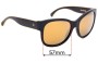 Sunglass Fix Replacement Lenses for Chanel 5270 - 57mm Wide 