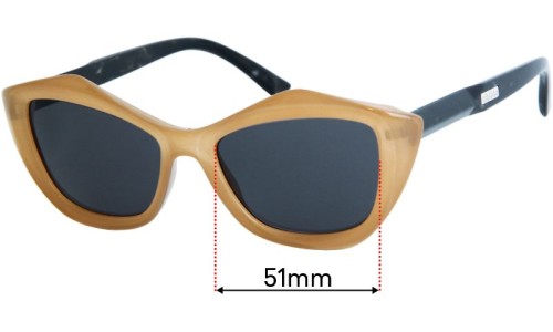 Sunglass Fix Replacement Lenses for Childe Infinite - 51mm Wide 